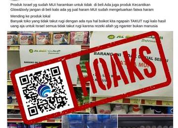 Hoaks MUI Keluarkan Fatwa Haram Beli Produk Israel