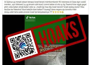 Hoaks Warga Bahrain Melempar Bom ke Kedutaan Israel 