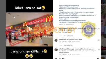 Hoaks Foto Mcdonald Ganti Nama Jadi Matdollah 