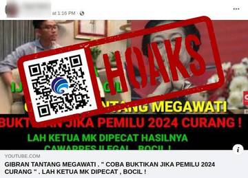 Hoaks Megawati Bongkar Kecurangan Pilpres 2019
