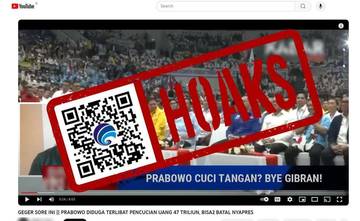Hoaks Prabowo Subianto Gagal Nyapres karena Pencucian Uang
