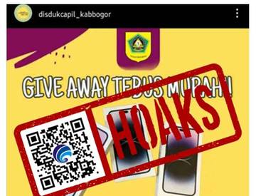 Hoaks Akun Instagram Disdukcapil Kabupaten Bogor 