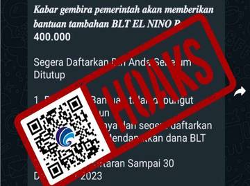 Hati-hati Informasi Hoaks BLT El-Nino Rp400 Ribu