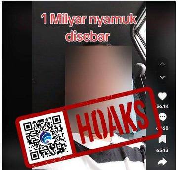 Hoaks Inovasi Wolbachia Bertujuan untuk Pengendalian DBD