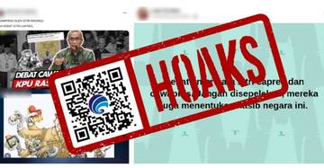 Hoaks Debat Istri Capres-Cawapres pada Pilpres 2024