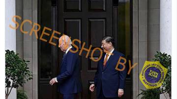 Hoaks Foto Joe Biden Membelakangi Presiden Xi Jinping 