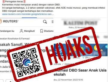 Hoaks Vaksin Demam Berdarah Dengue Berbahaya