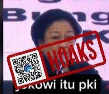 Hoaks Megawati Sebut Jokowi Bagian dari PKI