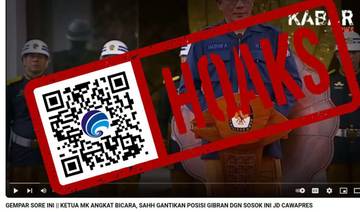 Hoaks Posisi Gibran Sebagai Cawapres Telah Diganti