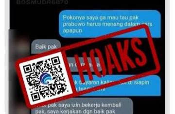 Hoaks Tangkapan Layar Percakapan Tito Sukseskan Prabowo