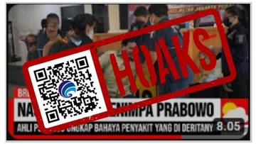 Hoaks Prabowo Disebut Punya Penyakit Bahaya