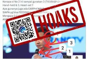 Hoaks Gibran Menggunakan 3 Mic saat Debat Cawapres