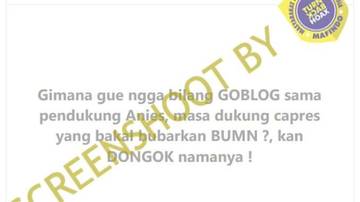 Hoaks Anies Bubarkan BUMN Jika Terpilih Presiden