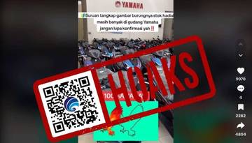 Hoaks PT Yamaha Motor Indonesia Bagi-bagi Motor Aerox 