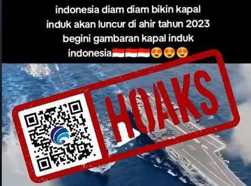 Hoaks Akhir Tahun, Indonesia Luncurkan Kapal Induk 