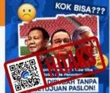 Hoaks KPU Ubah Format Debat Capres-Cawapres 
