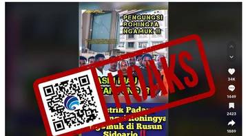 Hoaks Pengungsi Rohingya Rusak Rusun Jemundo di Sidoarjo