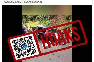 Hoaks Video Jalan Cadas Pangeran Longsor