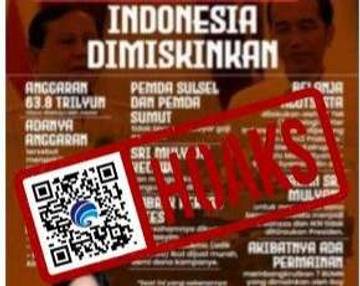 ​Poster Narasi Menkeu Soal Alutsista Adalah Informasi Hoaks