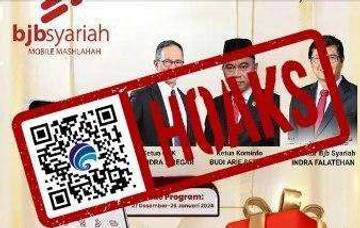 Hoaks Akun Medsos Tawarkan Gebyar Undian Bank BJB Syariah