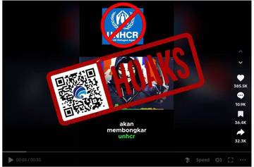 Hoaks UNHCR Komunitas Pencitraan Buatan Amerika Serikat