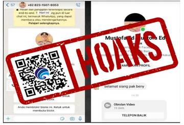 Hoaks Akun WhatsApp dan Facebook Kapolresta Magelang