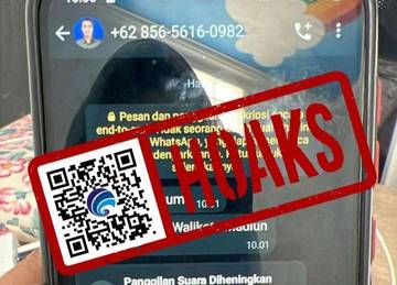 Hoaks Akun WhatsApp Ajudan Wali Kota Madiun