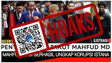 Hoaks Mahfud MD-FBI Ungkap Korupsi di Istana Presiden