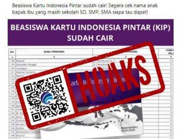 Hoaks Tautan Pencairan Beasiswa Kartu Indonesia Pintar