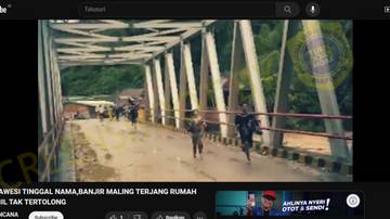 Hoaks Pulau Sulawesi Lenyap Akibat Banjir Bandang