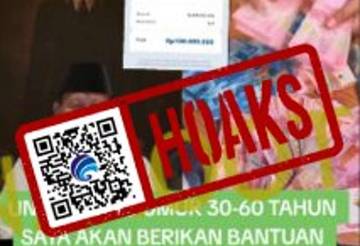 Hoaks Akun TikTok Prabowo Bagikan Bansos Uang 