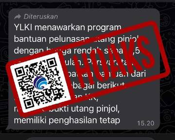 Hoaks YLKI Bisa Bantu Melunasi Utang Pinjol