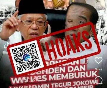 Hubungan Presiden dan Wapres Memburuk Hanya Hoaks