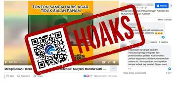 Hoaks Menkeu Sri Mulyani Resmi Mundur dari Kabinet 