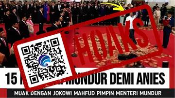 Hoaks Menkopolhukam Pimpin 15 Menteri Mundur 