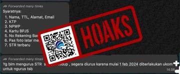 Hoaks Batas Waktu Pengurusan STR Seumur Hidup 