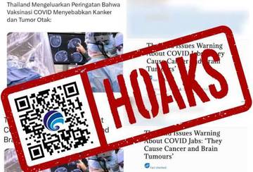 Hoaks Thailand Peringatkan Vaksinasi Covid-19 Sebabkan Tumor Otak