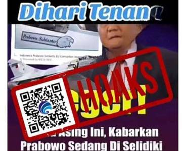 Hoaks Prabowo Diselidiki oleh Lembaga Antikorupsi Uni Eropa
