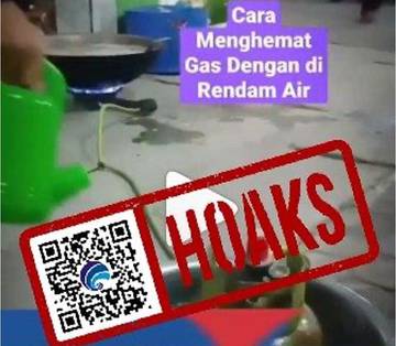 Hoaks Cara Menghemat Gas Elpiji Merendam Dalam Air