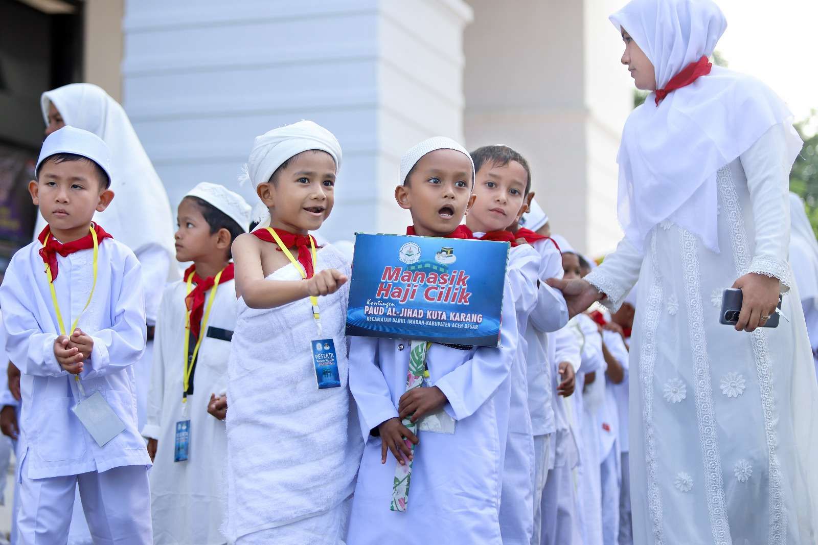 RRI.co.id - 1.100 Murid TK/PAUD Aceh Besar Ikuti Manasik Haji Cilik Akbar