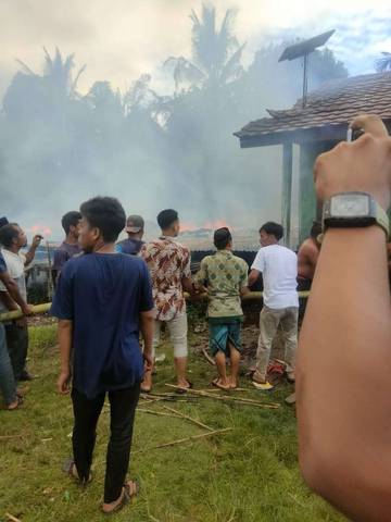 Kebakaran di Singkil, 28 Warga Kehilangan Tempat Tinggal