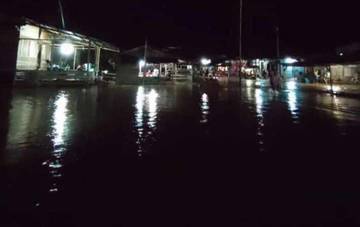 Banjir di Suro, Jalan lintas Singkil - Subulussalam, Aceh sulit di lalui