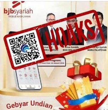 [HOAKS] Akun Medsos Tawarkan Gebyar Undian Bank BJB Syariah