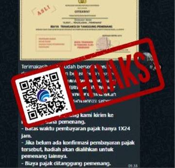 [HOAKS] Surat Give Away dari Kepolisian Republik Indonesia