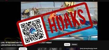 [HOAKS] 40 Kecamatan Lenyap Diterjang Air Laut Dahsyat