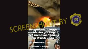 Hoaks Pengungsi Rohingya Bakar Gudang di Aceh