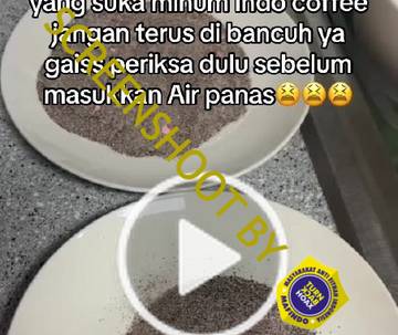 [SALAH] “KOPI SASET BERISI SERBUK NARKOBA”