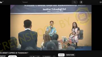 [SALAH] Gibran Minta Debat Capres Ditiadakan