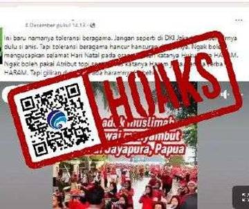 [HOAKS] Anies Baswedan Pernah Larang Ucapkan Selamat Natal saat Menjabat Gubernur DKI Jakarta