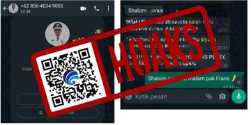 [HOAKS] Akun WhatsApp Pj. Wali Kota Jayapura Frans Pekey